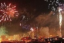 Fireworks on New Year's Eve